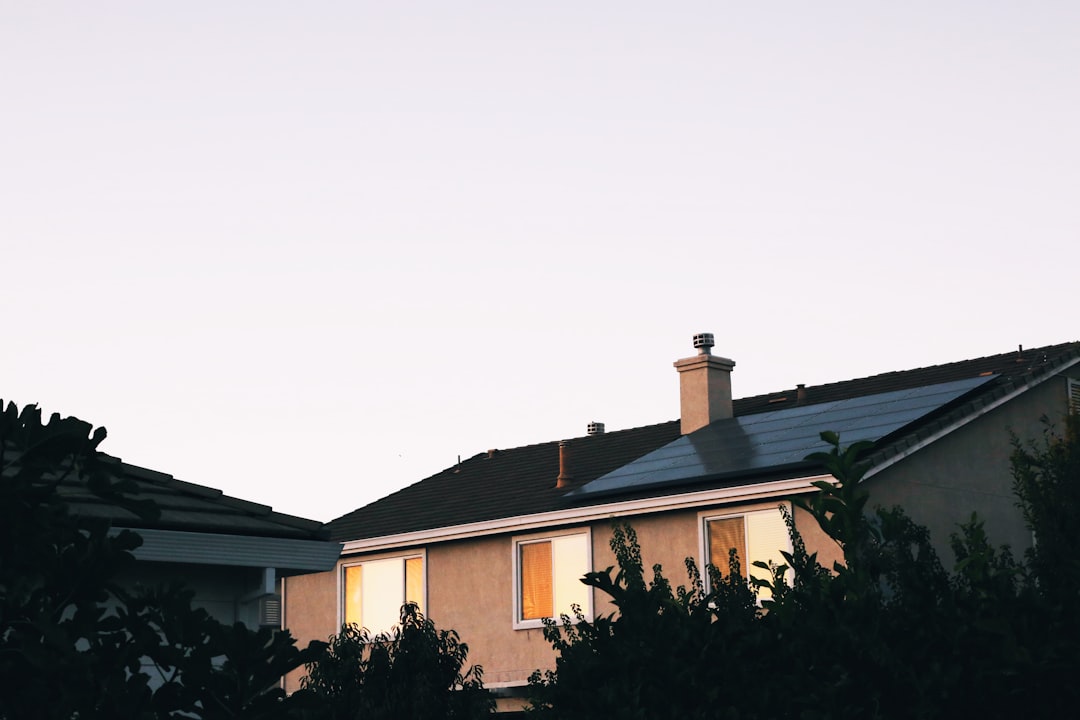 Modern home with solar panels and a battery storage system in Southern California