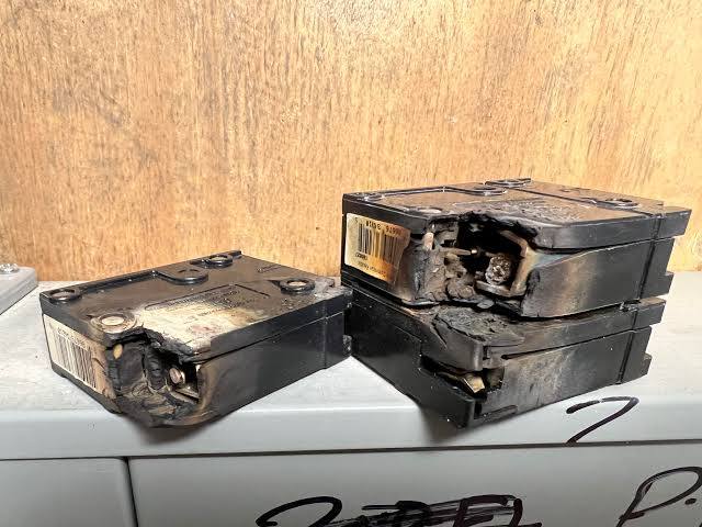Damaged electrical panel example 2