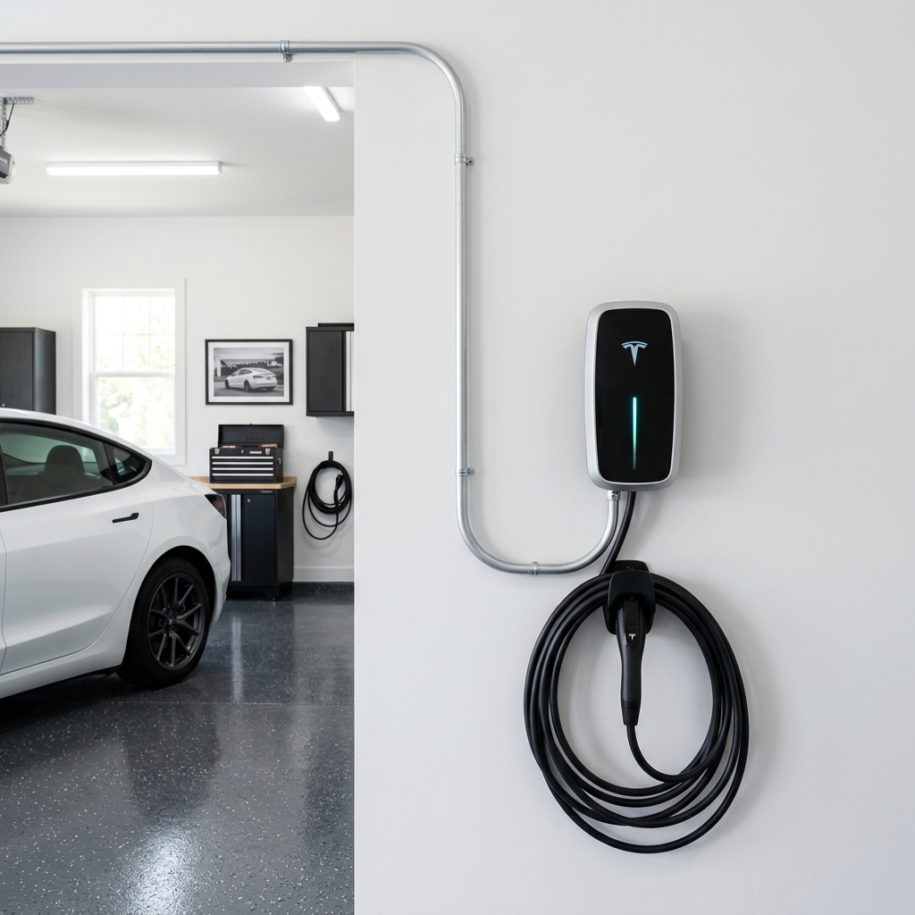 Tesla Wall Connector installation